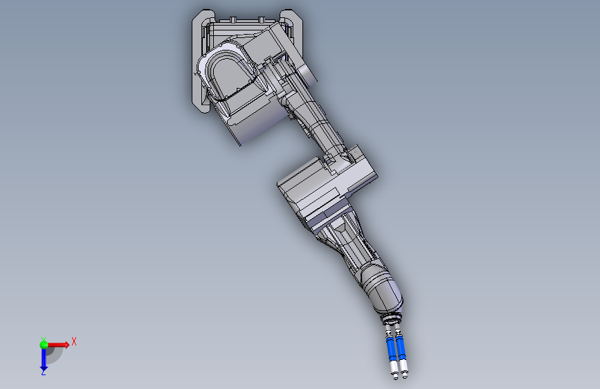 川崎喷涂机器人KJ194-三维SW2018无参_SOLIDWORKS 2018_模型图纸下载 – 懒石网