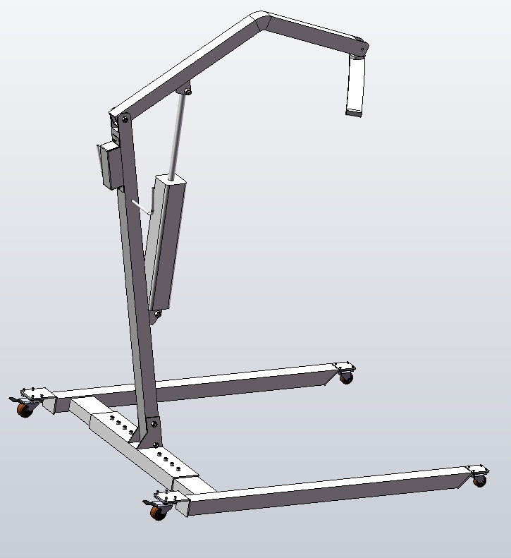 电动移位机 背面视图
