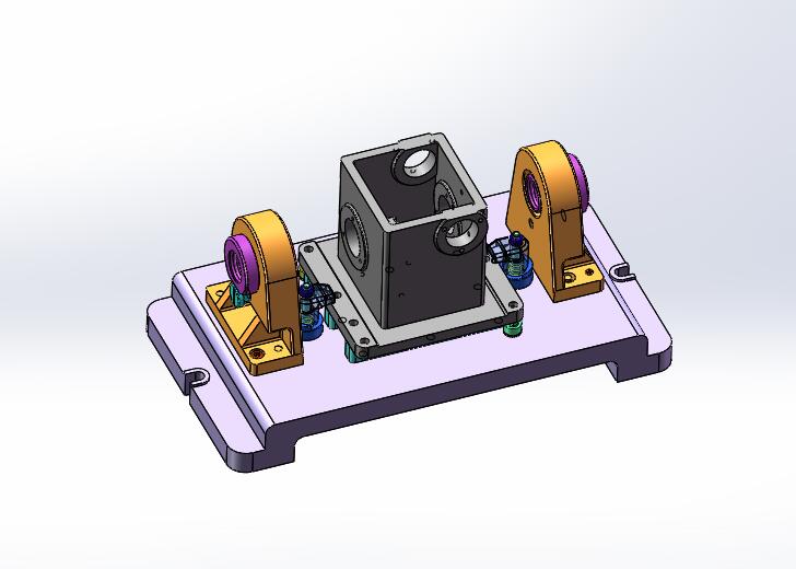 减速箱体镗孔夹具设计CAD+三维