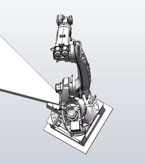 库卡KR120 R2700-2六轴机器人 俯视图