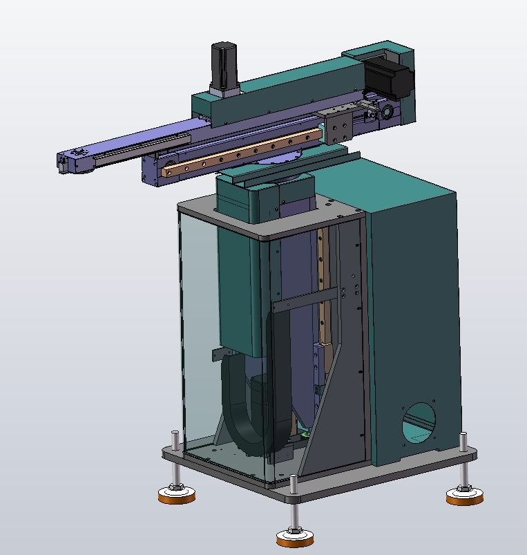 四轴冲压机械手3D设计