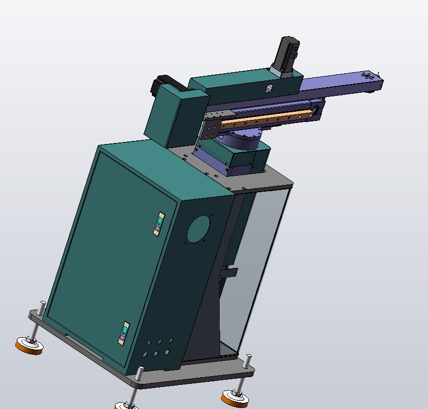 四轴冲压机械手3D设计