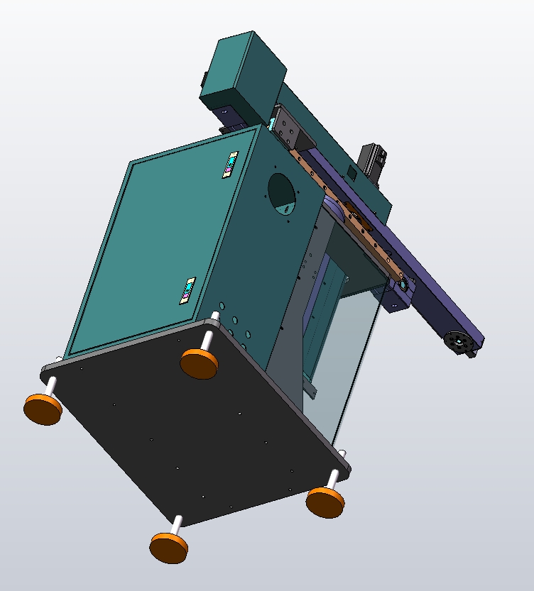四轴冲压机械手3D设计