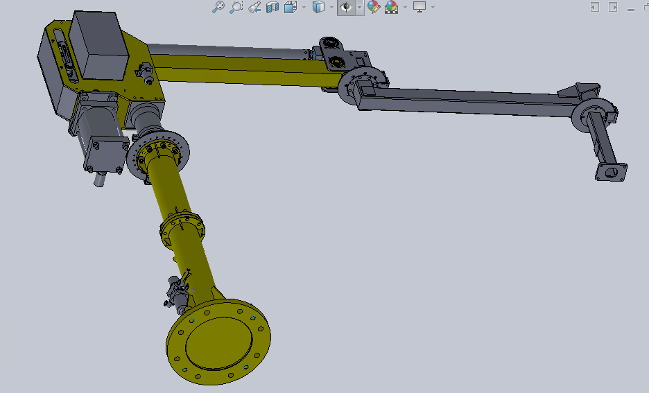 助力机械手三维设计