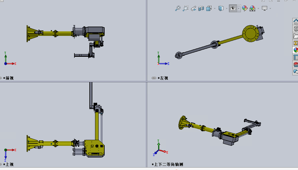 助力机械手三维设计