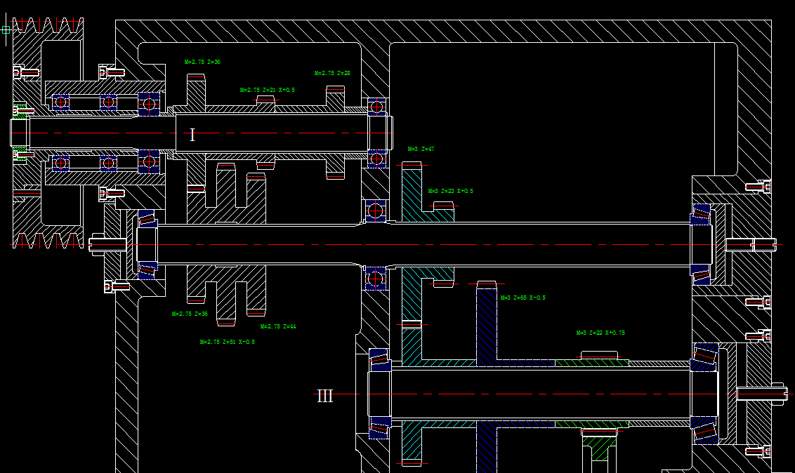 CA6140机床主轴箱装配图