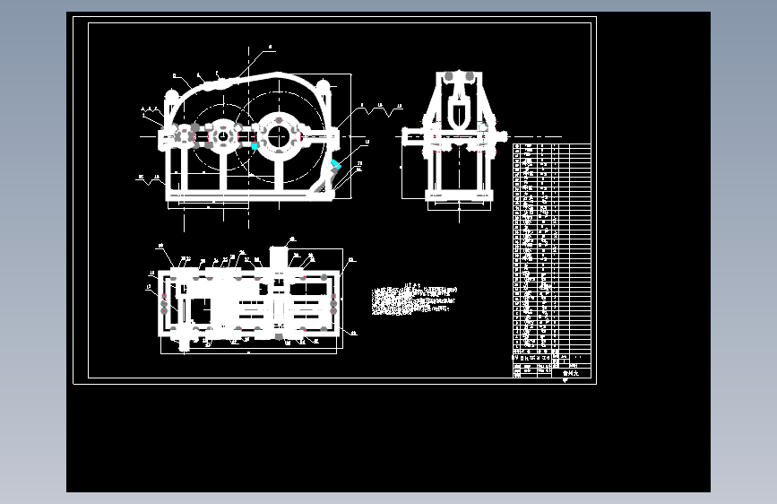 5t桥式起重机起升机构（设计）CAD+说明书