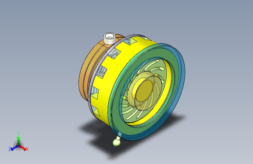 叶轮模具图三维X-T