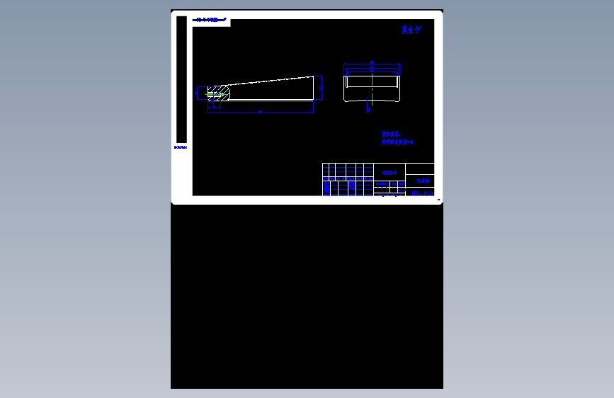含油污热解炉机电系统设计CAD+说明 主视图