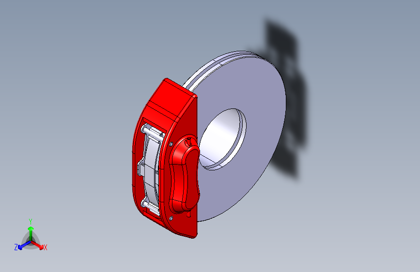 通风盘式制动器三维Catia+二维CAD+说明书  1426061=100