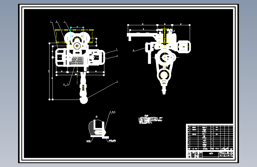 10tX22.5m桥式起重机的设计CAD+说明书