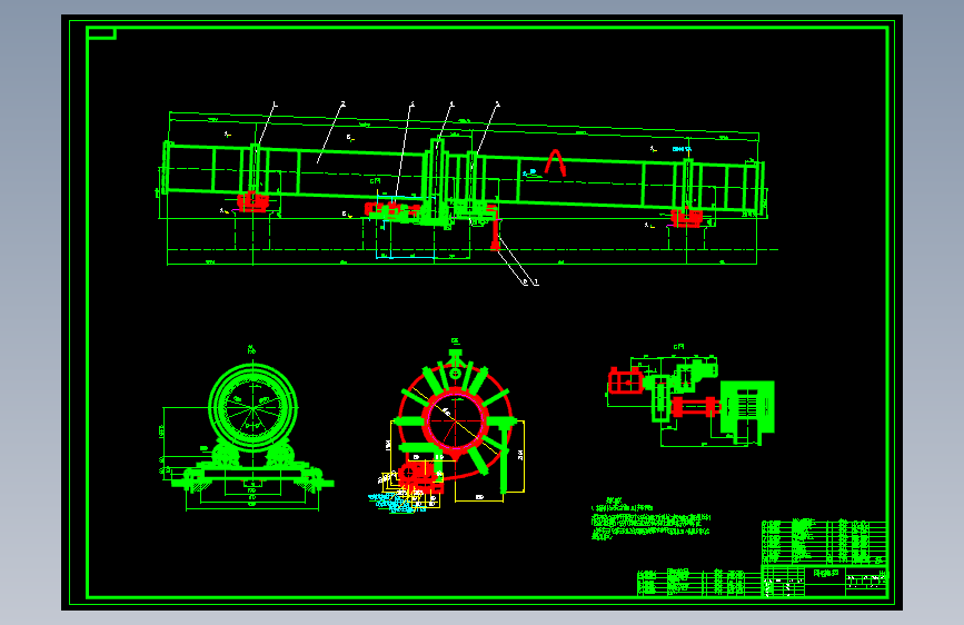 煅烧颗粒水泥回转窑设计+CAD+说明