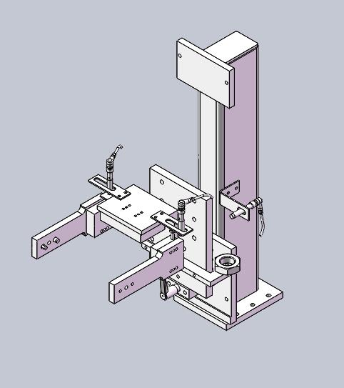 翻转旋转机械手 机械设备 3D模型图纸 设计素材