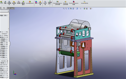 覆膜压紧机 自动化非标素材3D模型资料