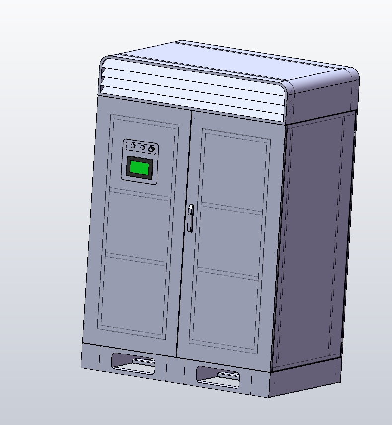 小型工商储60kw-120KWh 正面视图