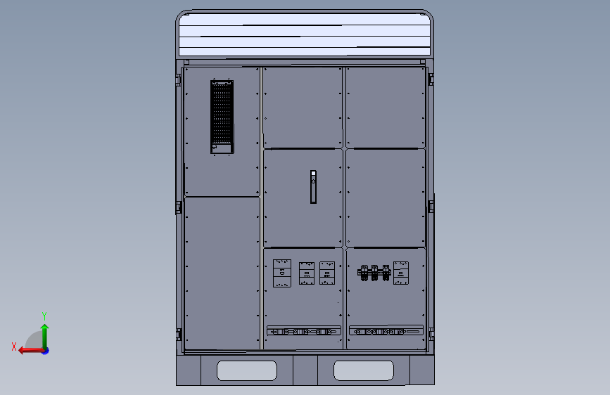 小型工商储60kw-120KWh 背面视图