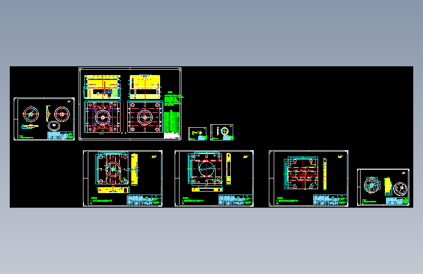 桶盖注塑模具设计[圆形塑料桶盖]CAD+说明书