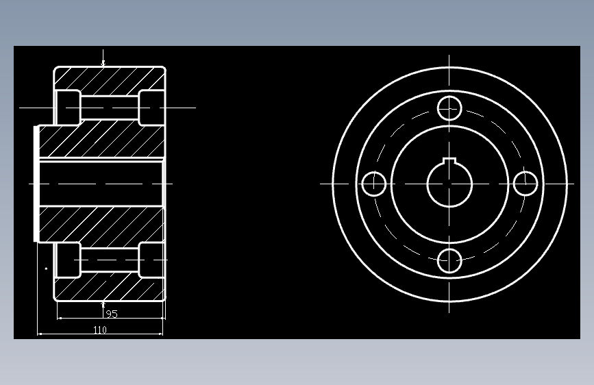 飞轮加工工艺CAD+说明书