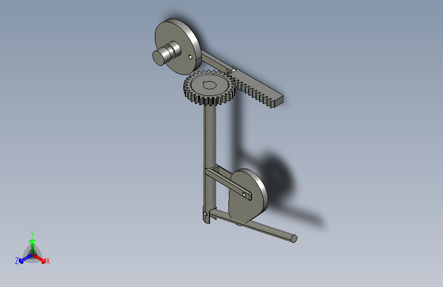 热镦机送料机械手机械设计CAD+说明书