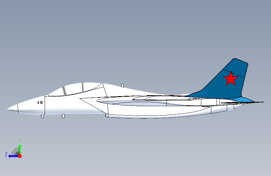 solidworks战斗机