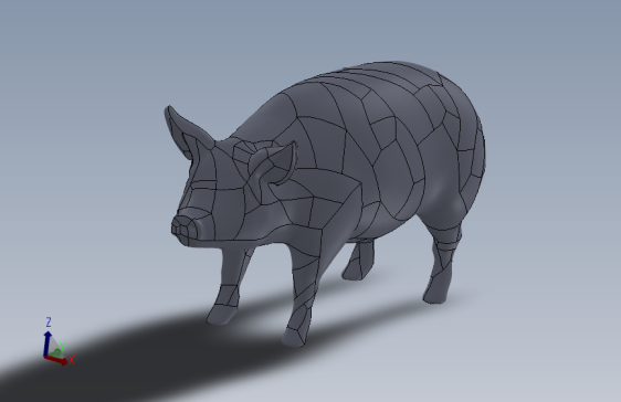 我是一头猪设计模型三维SW2010无参