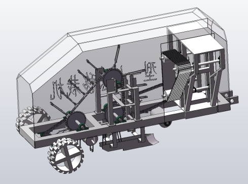 大葱移栽机的设计三维+CAD+说明书