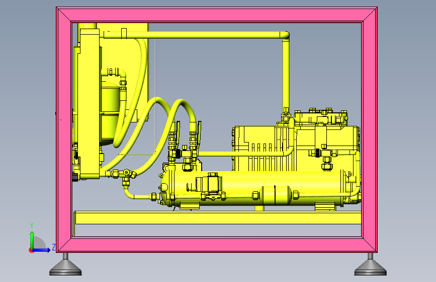 冷水机组==1095779=160_SOLIDWORKS 2018_模型图纸下载 – 懒石网