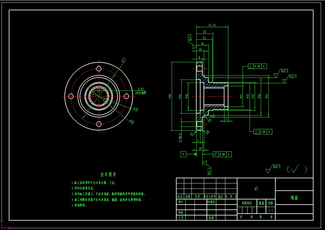 电动汽车底盘设计三维+8张CAD图
