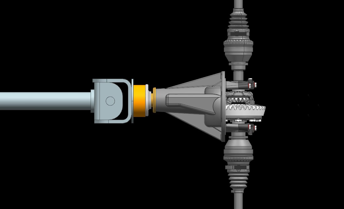 电动汽车底盘设计三维+8张CAD图