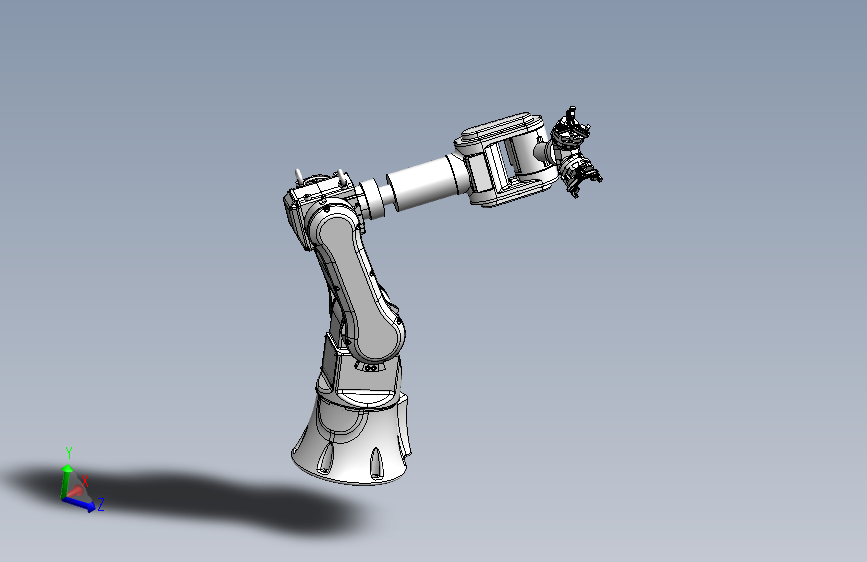 六轴机械手三维SW2018无参
