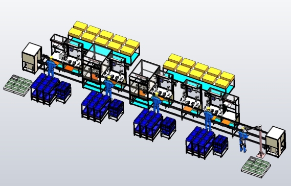 新能源汽车控制器装配线方案