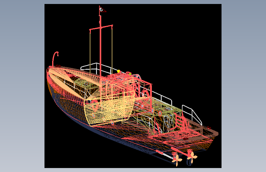 海洋船舶_交通运输_AutoCAD_模型下载 – 懒石网
