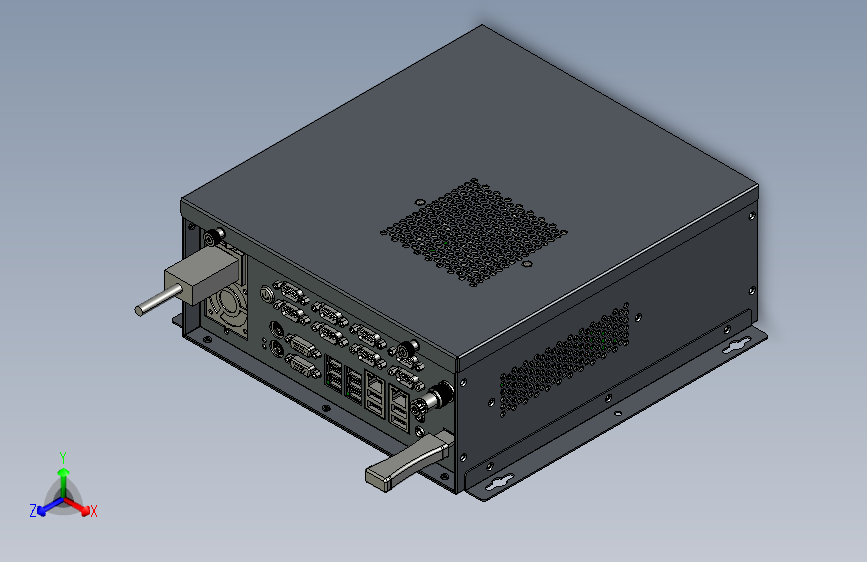 小型工控机模型  668772
