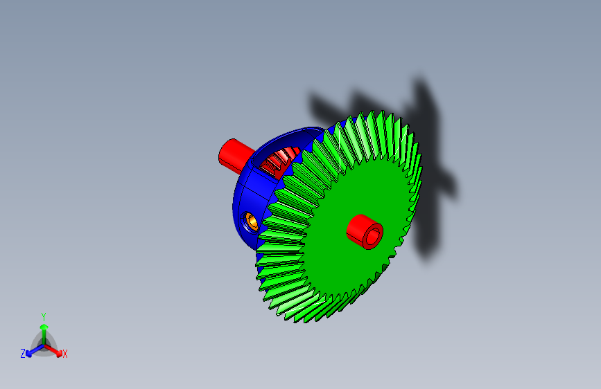 差速器齿轮设计模型三维Stp