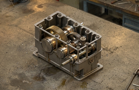 二级减速器总装+CAD