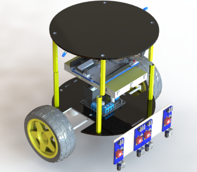 直线跟随器机器人