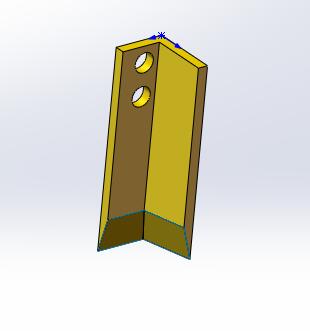 汽车密封条L型口冲切工装