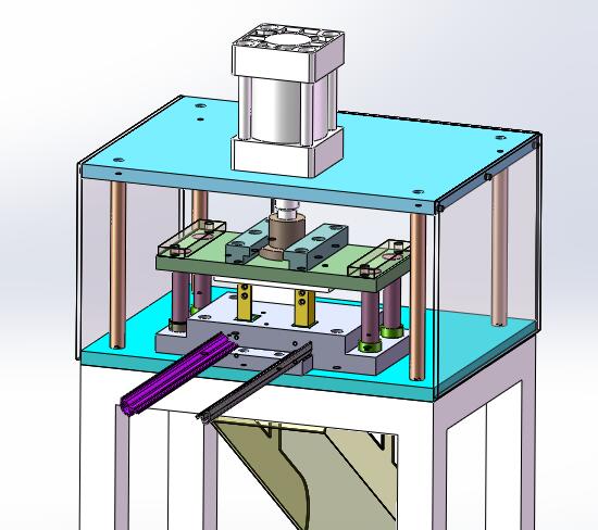 汽车密封条L型口冲切工装