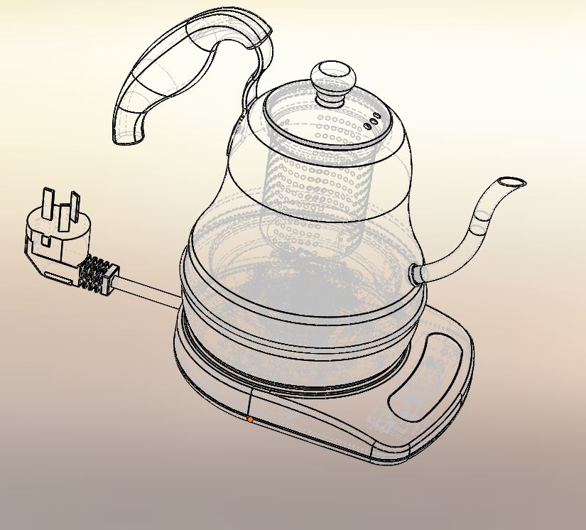 电子茶壶结构设计