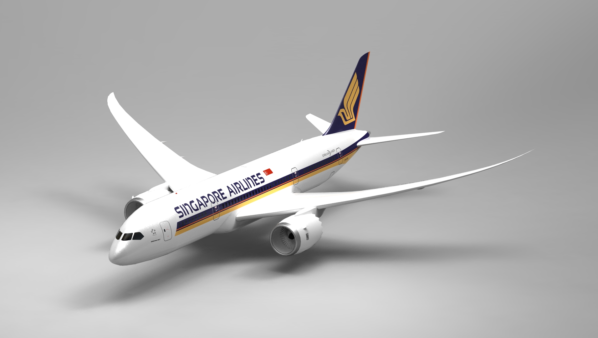 波音787飞机模型