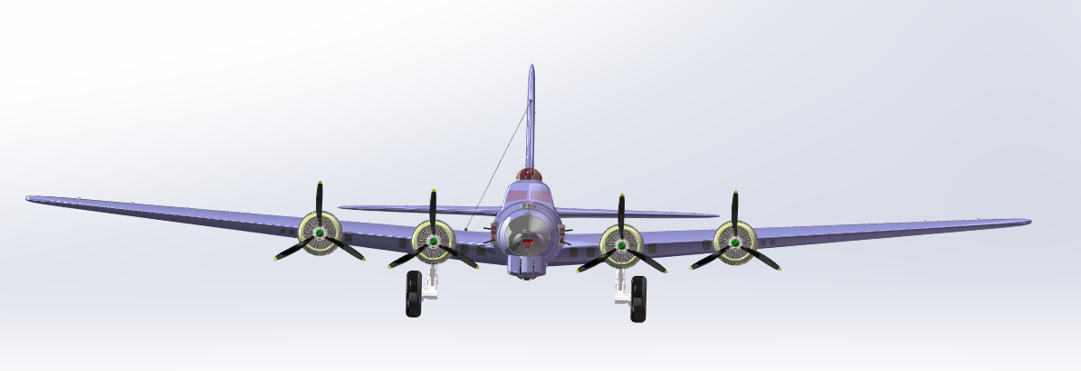 b-17轰炸机模型