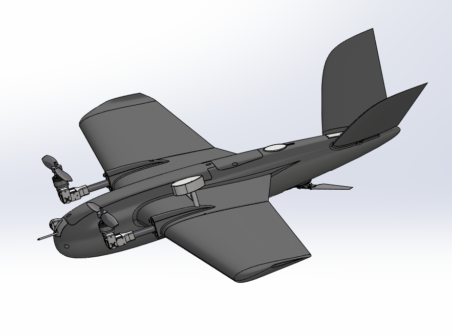 X-UAV CLOUDS 无人机模型