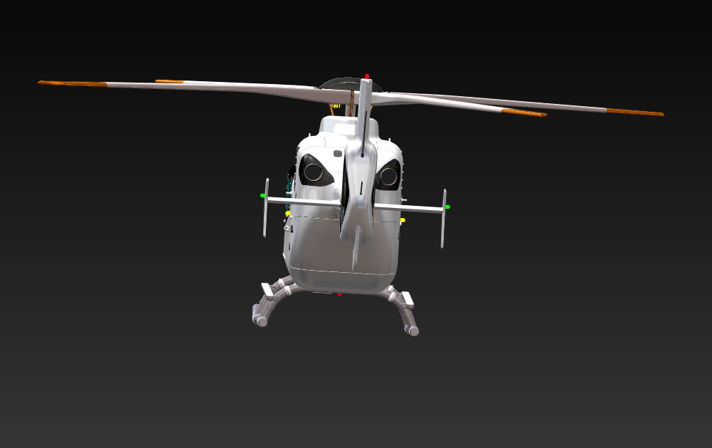 空客 H135 直升机模型