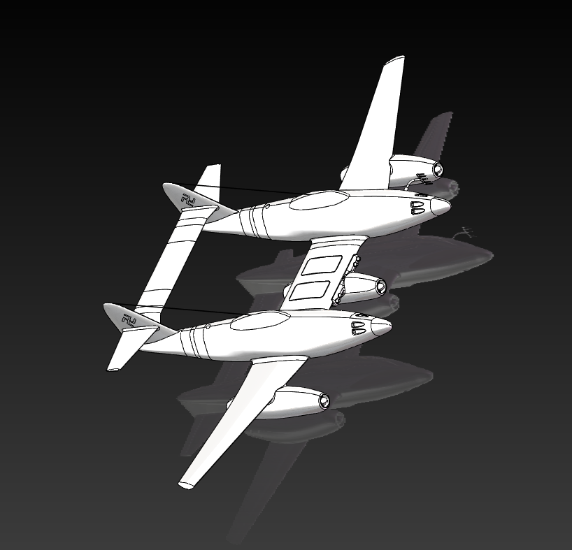喷气式战斗机模型