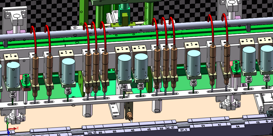 汽车密封条打孔裁断一体机