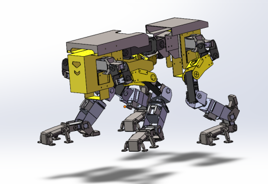 完美四足机器人机械狗