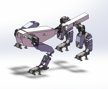 较大四足机器人机械狗