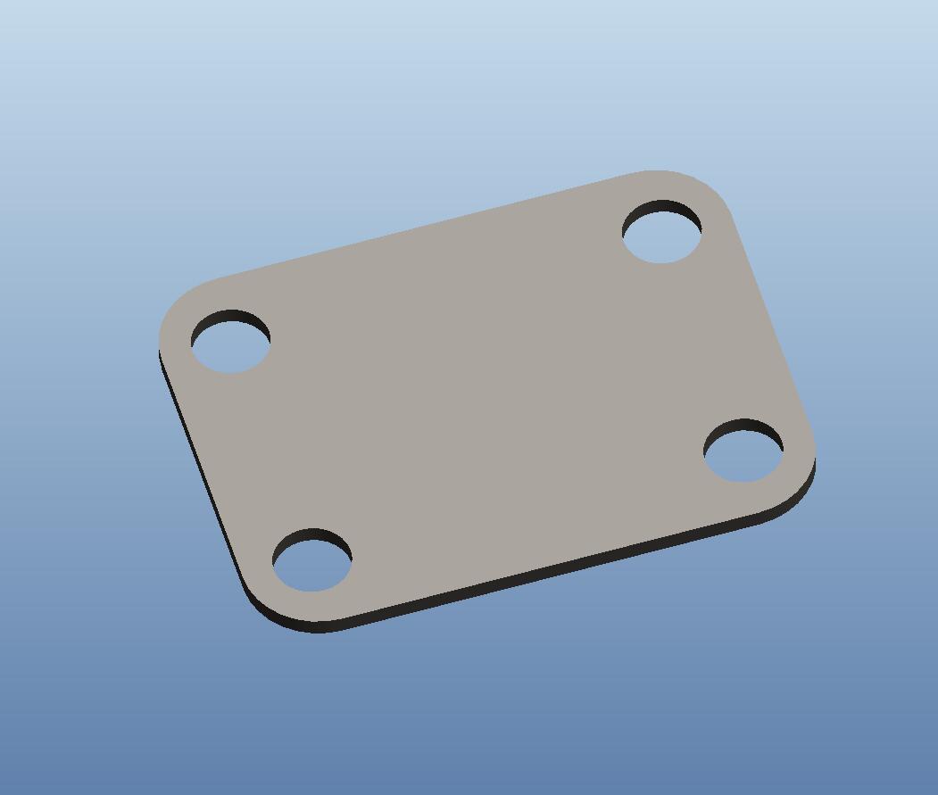 垫板冲孔落料复合模设计（CAD图+Proe三维）