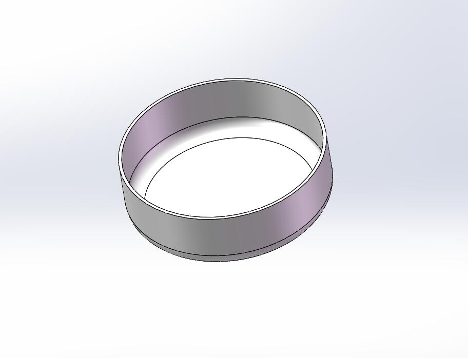 铆合盖拉深模设计（CAD+SW三维）