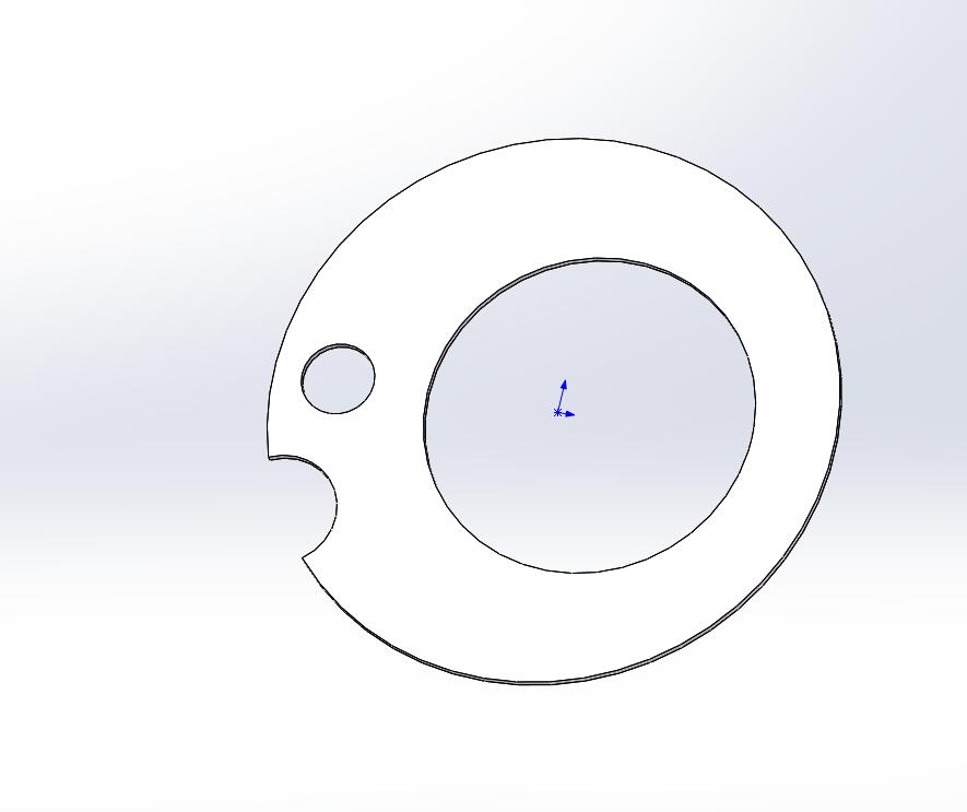 偏心轮冲孔落料复合模（cad图纸 Solidworks三维模型） Solidworks 模型图纸下载 懒石网